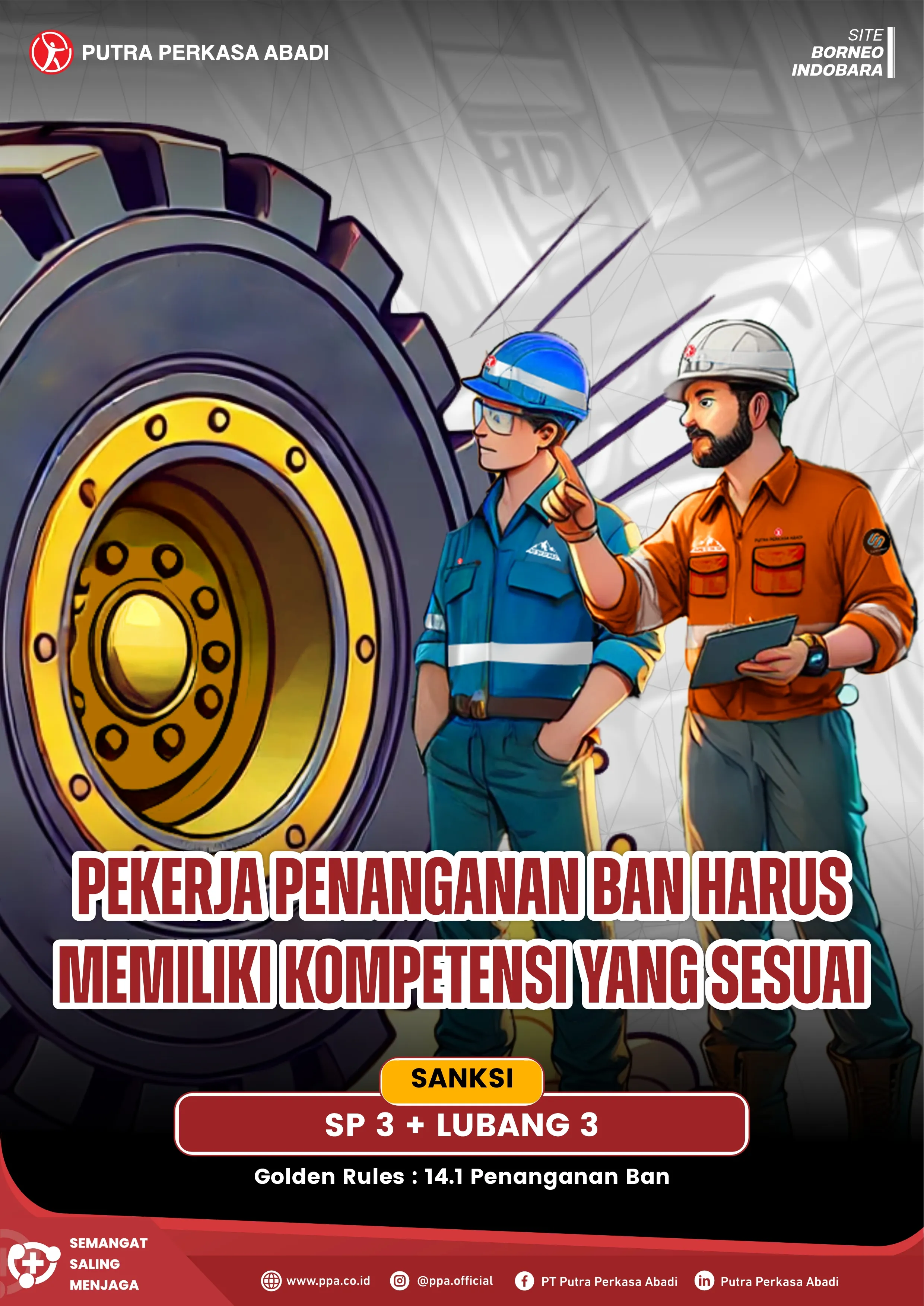 Kompetensi Penanganan Ban Wajib Dimiliki untuk Menjamin Keselamatan Kerja